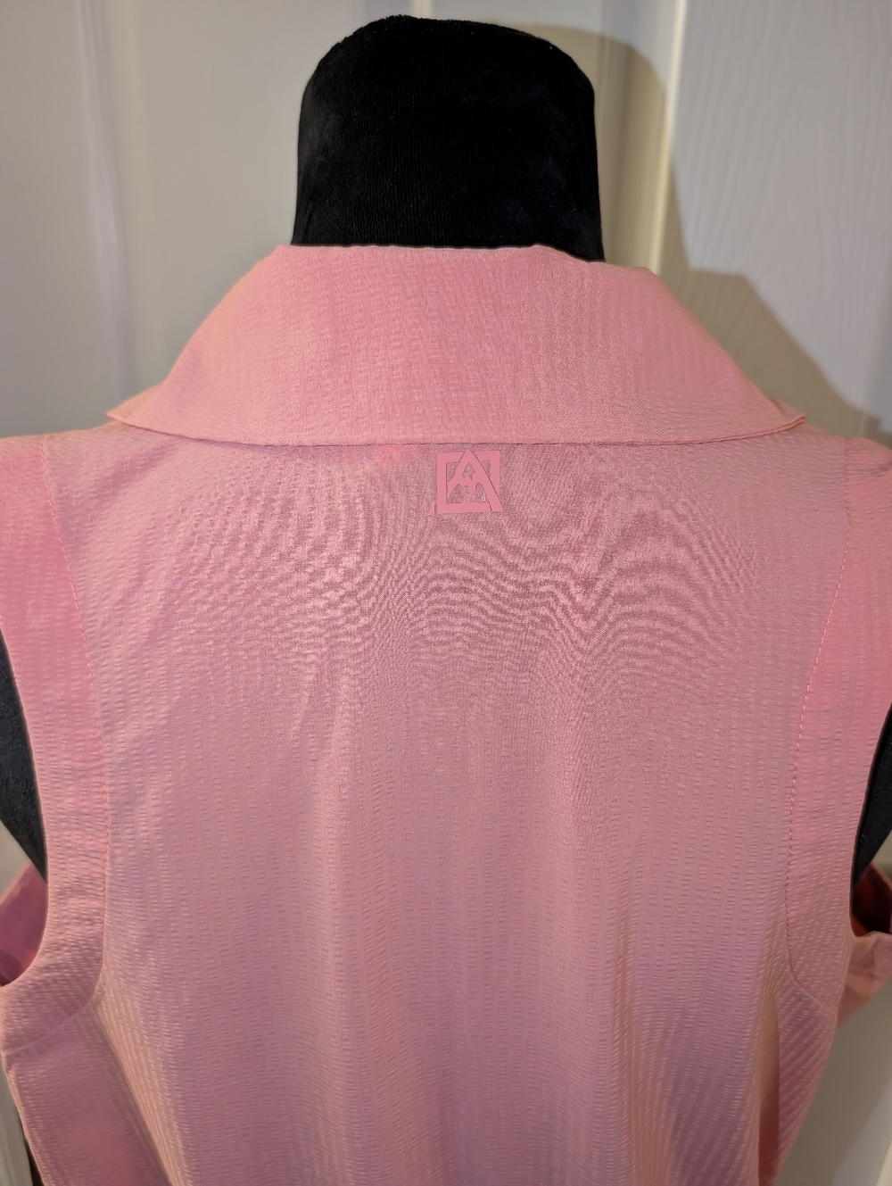 Avalanche Peach Blossom Sleeveless Collared Dress - Picture 6 of 6